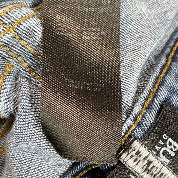 Buffalo David Bitton Womens 27 Blue Faded Dark Wash Denim Straight Leg Jeans - Picture 10 of 15